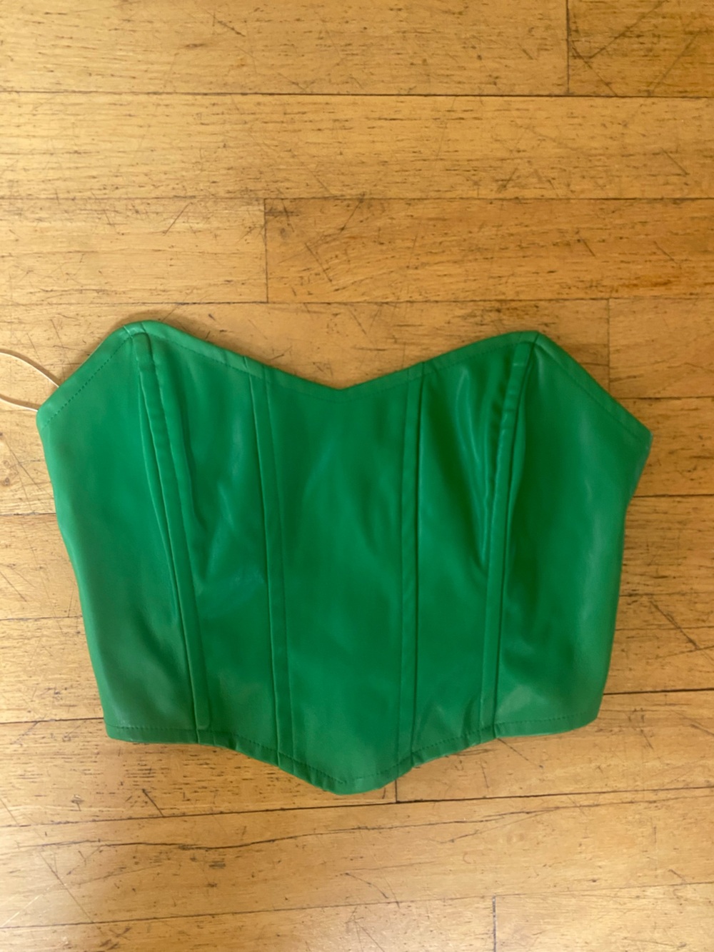 Princess Polly gorgeous green bustier top. Size 4. NWT